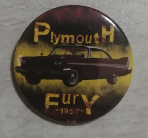 badge/magnet/bottle opener key ring plymouth fury 1957 