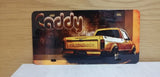 us license plate VW caddy orange '80