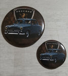 Badge/magnet/porte clé décapsuleur Peugeot 403