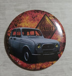 Renault 4L bottle opener badge/magnet/key ring 