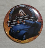 Badge/magnet/bottle opener key ring Citroën 2cv van 