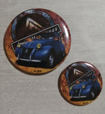 Badge/magnet/porte clé décapsuleur Citroën 2CV