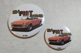 Badge / Magnet / porte clé décapsuleur Fiat 124 spider