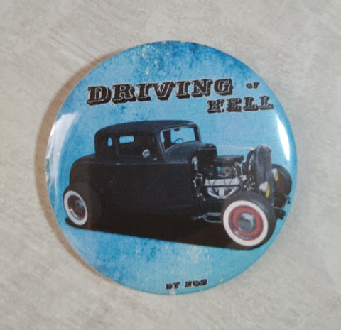 badge /magnet/porte clé décapsuleur Ford 33 "driving of hell"
