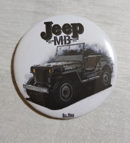 Badge/magnet/bottle opener key ring Jeep willys MB 41/44
