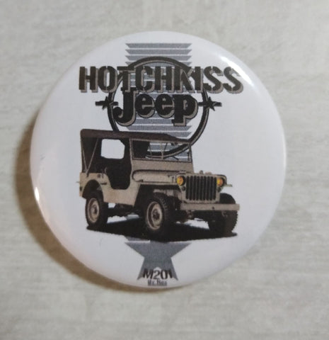 badge/ magnet/ bottle opener key ring Jeep Hotchkiss M201 1957