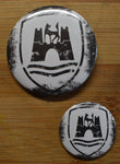 Badge/magnet/keychain bottle opener Wolfsburg Grunge 