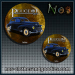 Badge /Magnet/ porte clé décapsuleur Peugeot 203 berline noire