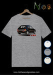 tee shirt unisex Peugeot 205 GTI noire