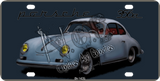 Plaque alu immatriculation US Porsche 356 A T2 coupé 1958