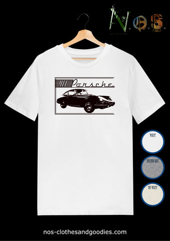 tee shirt unisex Porsche 911 de 1964 "graphique"