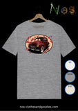tee shirt unisex Renault 4cv fleur de cerisier