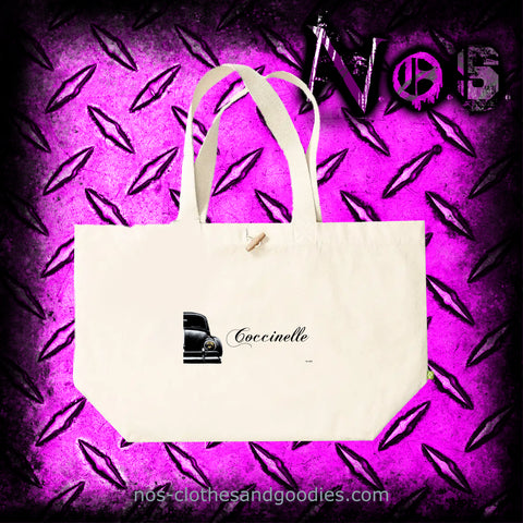 Sac toile coton marina coccinelle
