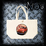 Sac coton toile marina VW cox fleur de cerisier