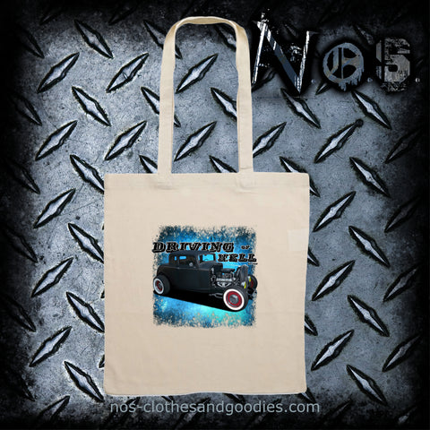 Ford 33 "driving of hell" tote bag