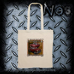 tote bag Peugeot 404 red 1979 front/rear