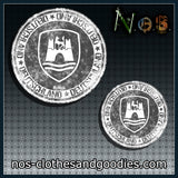 Badge / magnet and bottle opener key ring VW Deutchland coat of arms
