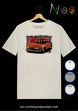 tee shirt unisex VW Brasilia Rouge
