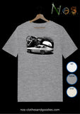 corvette C2 unisex t-shirt black and white