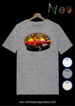 tee shirt unisex Chevrolet Corvette C1 rouge