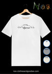 tee shirt blanc unisex  COX