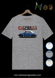 tee shirt unisex VW cox cab 1303 usa super beetle 1979 california