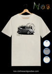 tee shirt unisex VW cox cab type 15 noir et blanc