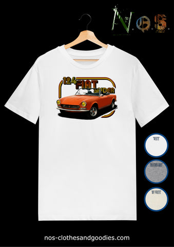 Fiat 124 spider unisex t-shirt