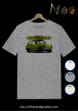 unisex t-shirt Fiat 126 green