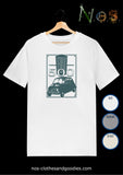 the Fiat 500 "graphic" unisex shirt