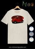 tee shirt unisex fiat 500 rouge