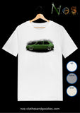 Tee shirt unsex VW Golf verte hoodride