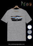 tee shirt unisex Golf GTI 3 portes grise