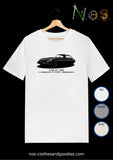 tee shirt unisex jaguar type E 1961 B/W