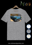 unisex t-shirt Opel Olympia Rekord P1 blue 1957