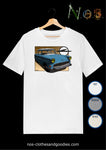 unisex t-shirt Opel Olympia Rekord P1 blue 1957