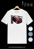 tee shirt unisex Peugeot 202 rouge