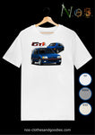 unisex t-shirt Peugeot 205 GTI miami blue