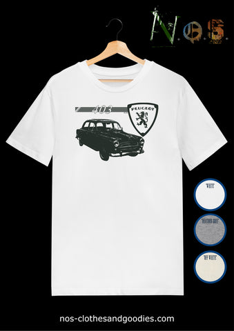 tee shirt unisex Peugeot 403 de 1959 "graphique"