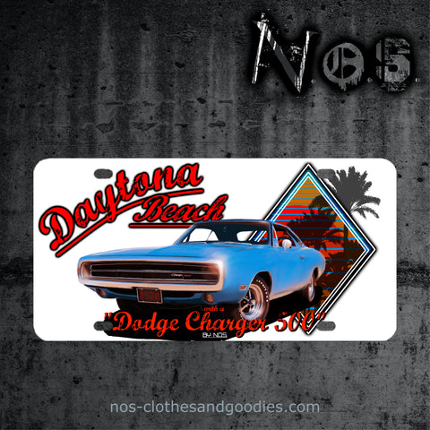 us dodge charger 500 license plate