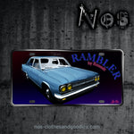 Renault Rambler blue license plate