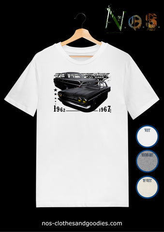 Tee shirt unisex Renault Rambler noire avant/arrière