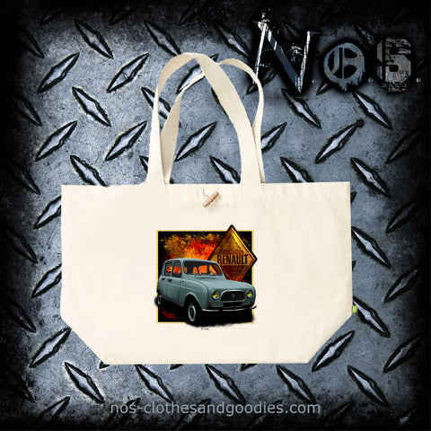 Renault 4L marina cotton canvas bag from 1962
