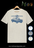 unisex t-shirt Simca 1000 GLS 1973 graphic