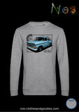 classic blue 1960 Chevrolet C10 sweatshirt