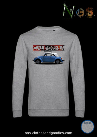 sweat classique unisex VW cox cabriolet usa super beetle 1979 california