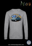 sweat classique VW cox orchidée bleue