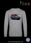 classic unisex sweatshirt Fiat 126 FSM gray