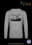 classic sweatshirt VW notchback type 3 white rear
