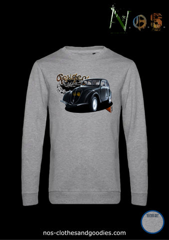 classic black Peugeot 202 sweatshirt